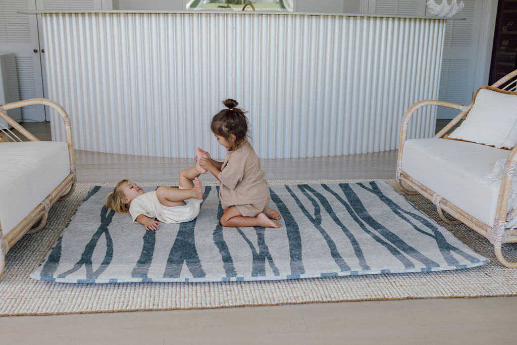 Silver Tide Play Rug