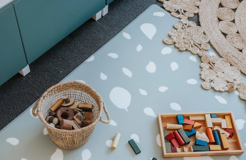 Natur Sage Baby Play Mats, Play mat, baby play mat, tpu mat, reversible mat, padded play mat