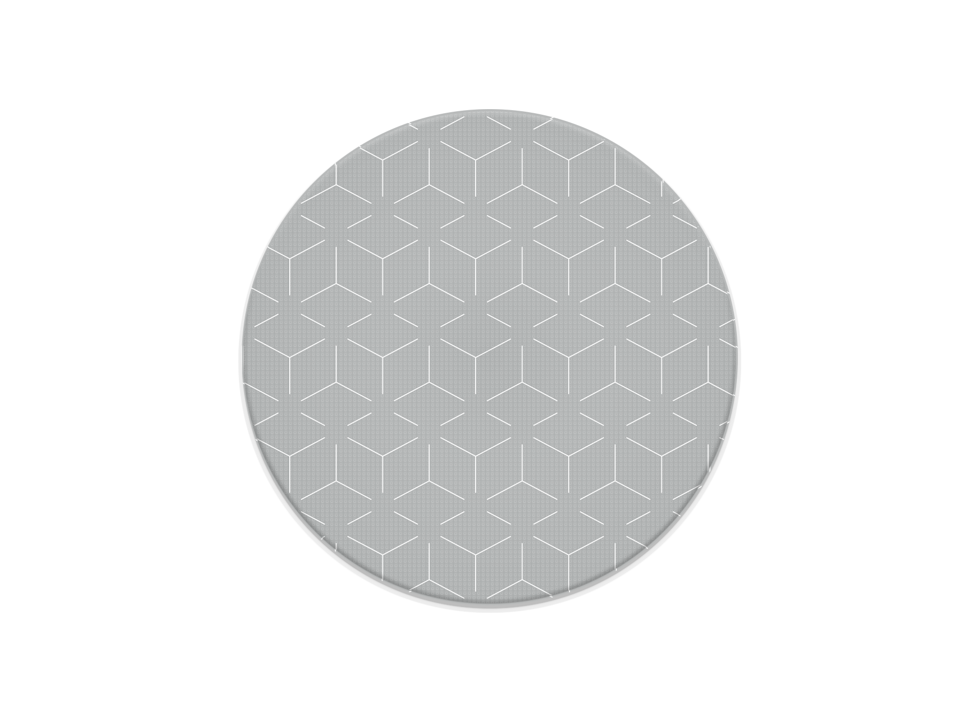 Natur Sage Cirkulär Play Mat